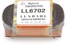 LUNDAHL LL6702 TRANSFORMER Analogue audio, for use in pairs to make hybrid transformer