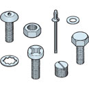 EDAC Cover screws, Size B (metric) (pack of 10)